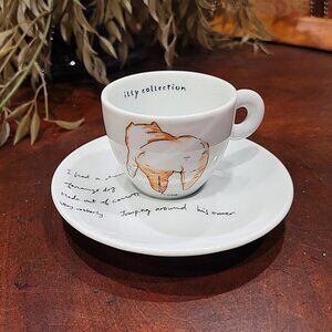 illy Rosenthal Dog Espresso Cup & Saucer From Shizuka Yokomizo Dream Collection